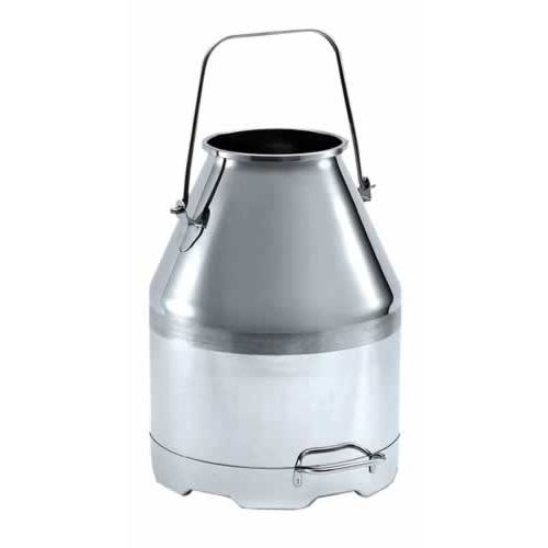 Melkemmer rvs, 30 ltr met hengsel